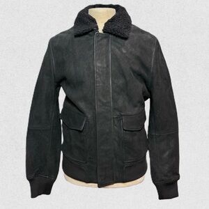 Menace Black leather jacket